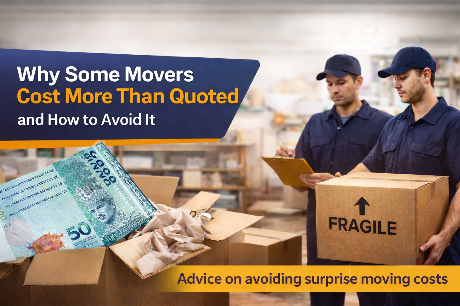 Read more about the article Why Some Movers Cost More Than Quoted | How to Avoid Extra Charges